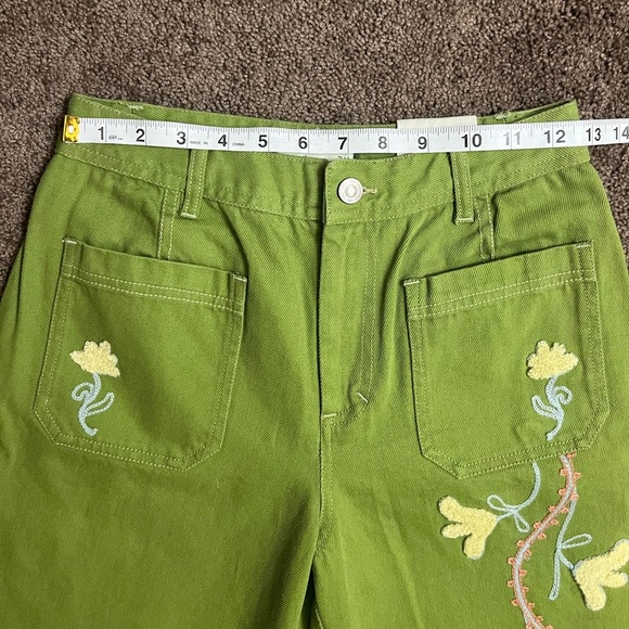 NWT We The Free Summer Bloom Embroidered Jeans, Sz 24 - Picture 7 of 10